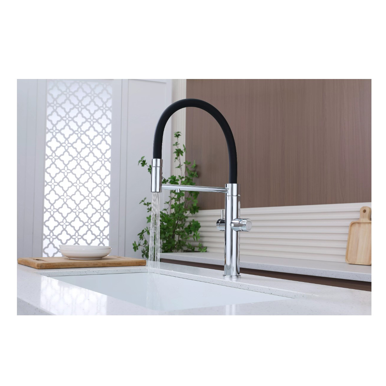 Смеситель для кухни Paulmark (Паульмарк) Nexus, хром, Ne213999-CR