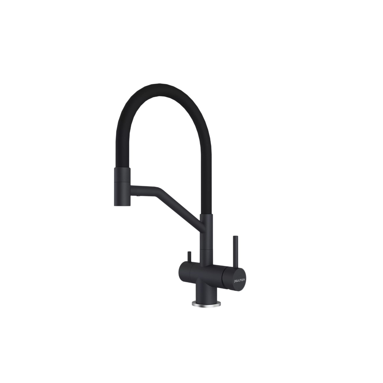 Смеситель для кухни Paulmark (Паульмарк) Rubert, антрацит, Ru213175-AN