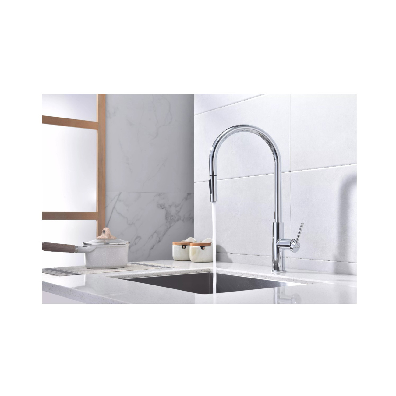 Смеситель для кухни Paulmark (Паульмарк) Senso, хром, Se215180-CR