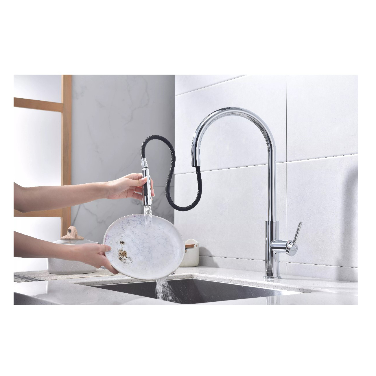 Смеситель для кухни Paulmark (Паульмарк) Senso, хром, Se215180-CR