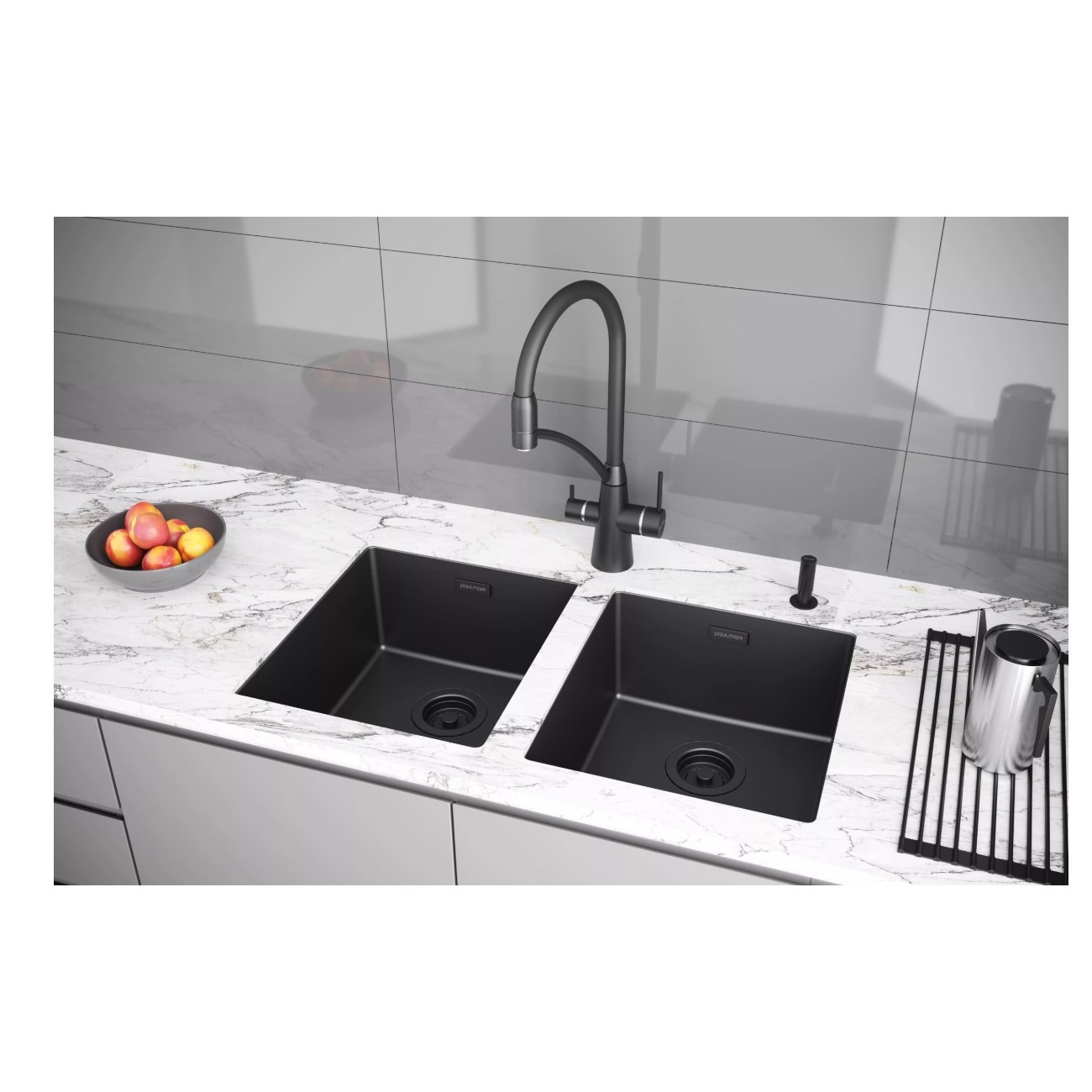 Смеситель для кухни Paulmark (Паульмарк) Siegen, антрацит, Si213111-AN