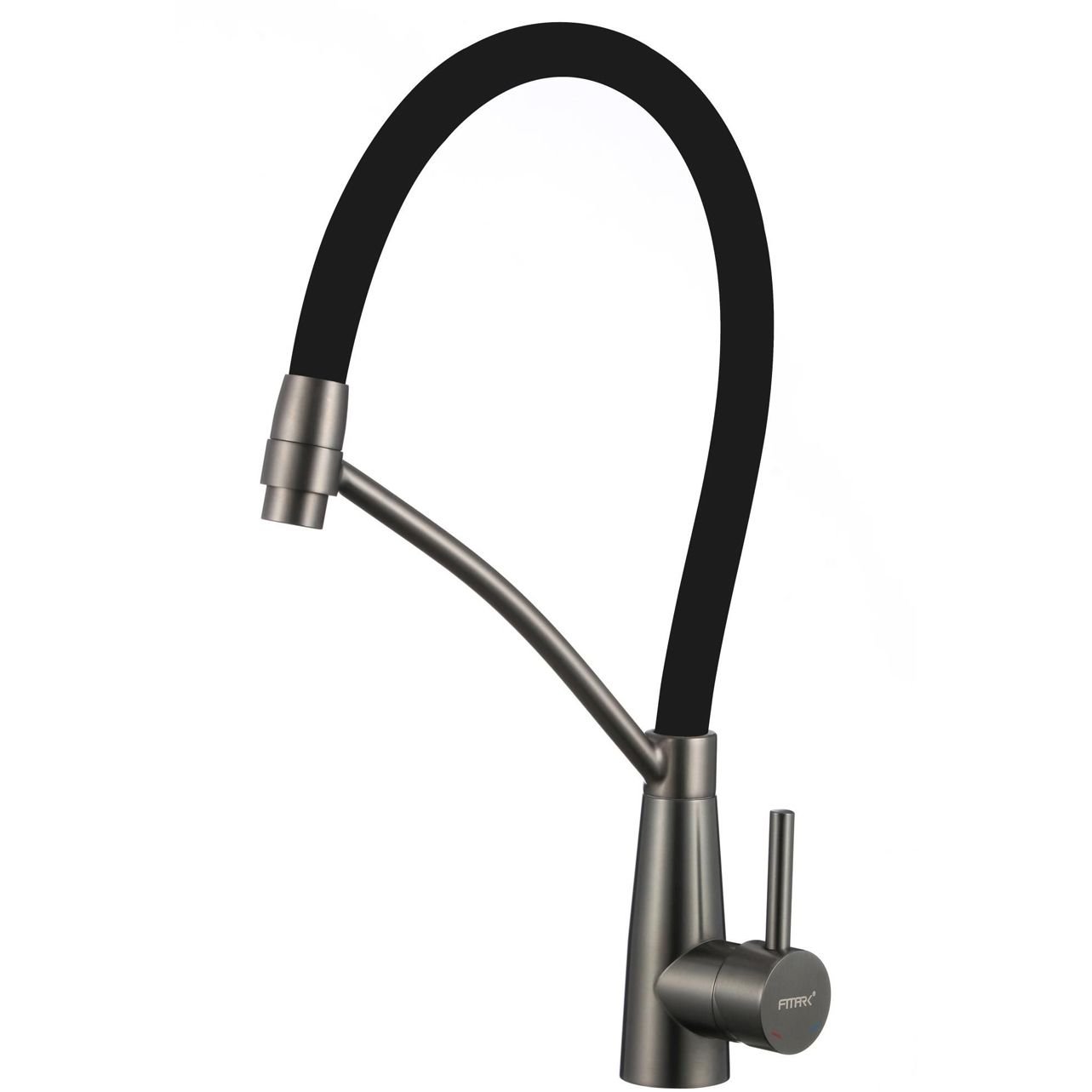 Смеситель для кухни под фильтр питьевой воды Fmark (Фмарк) FS8255Q-01, графит