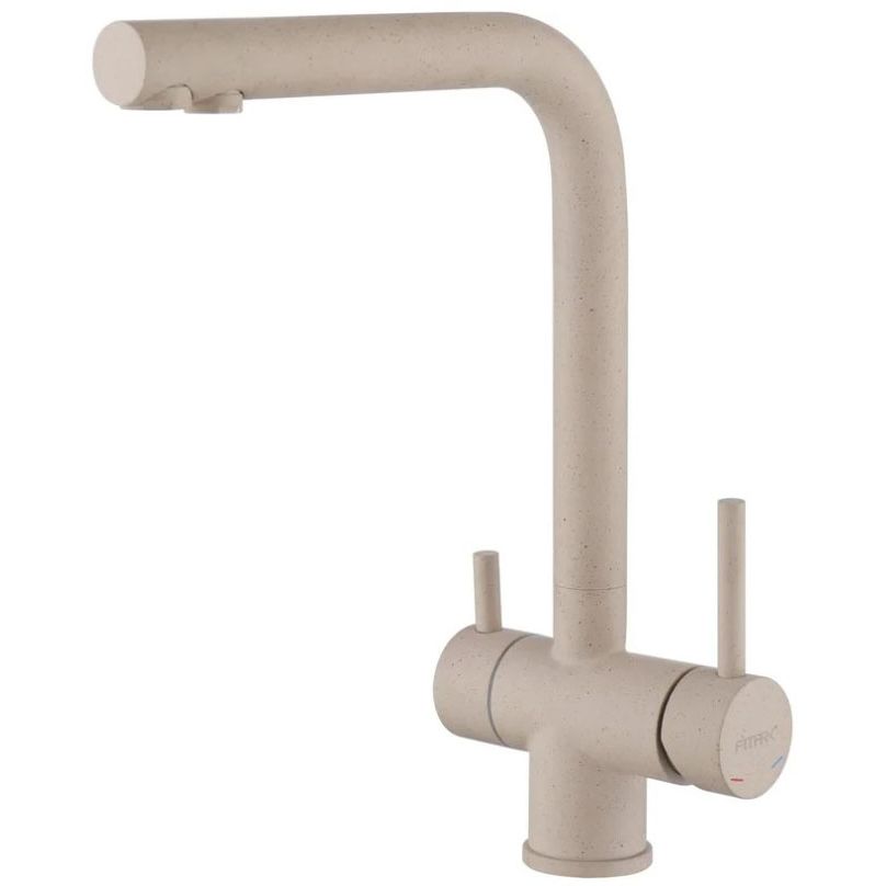 Смеситель для кухни под фильтр питьевой воды Fmark (Фмарк) FS1362S, бежевый