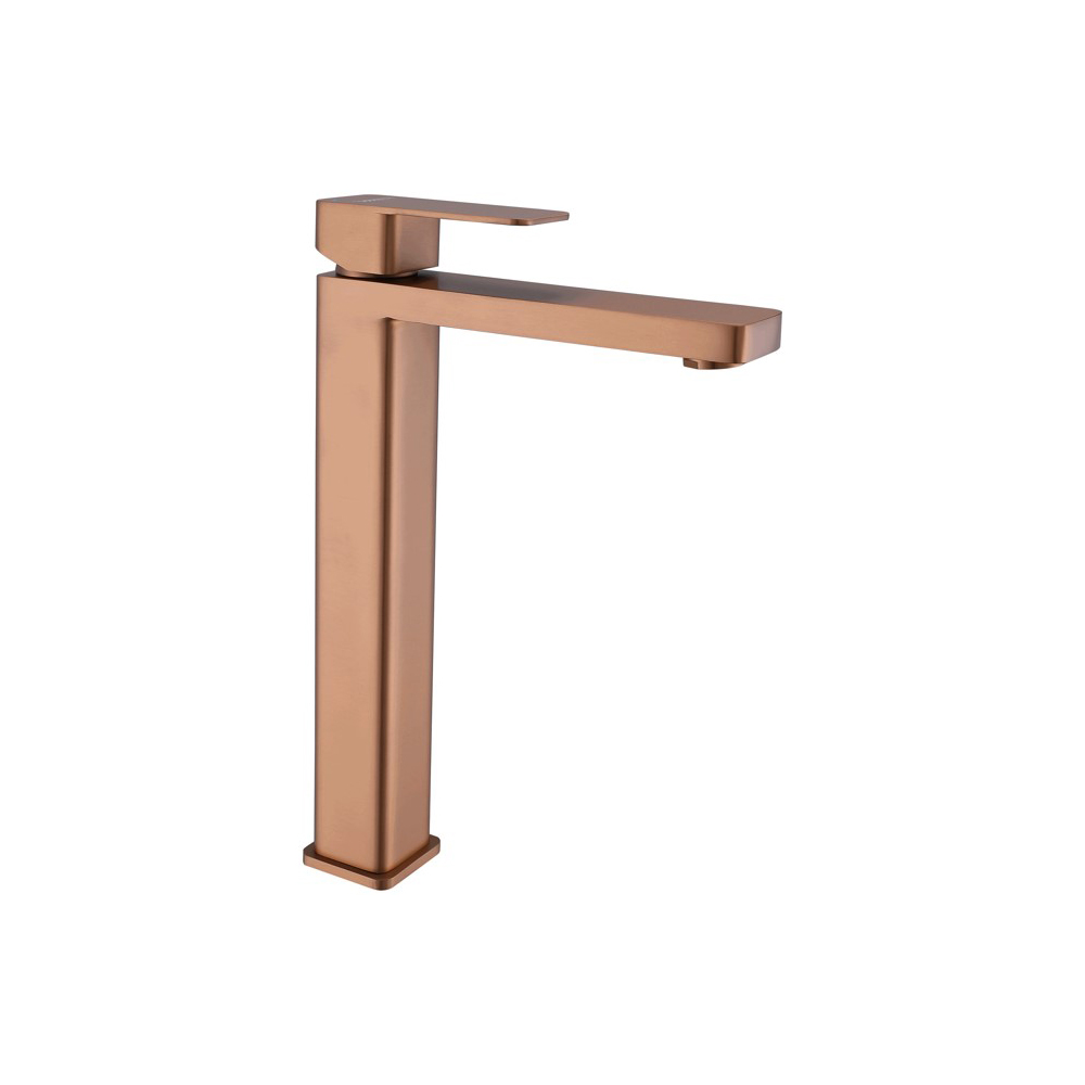 Смеситель для раковины Fmark (Фмарк) FS8711HB, розовое золото