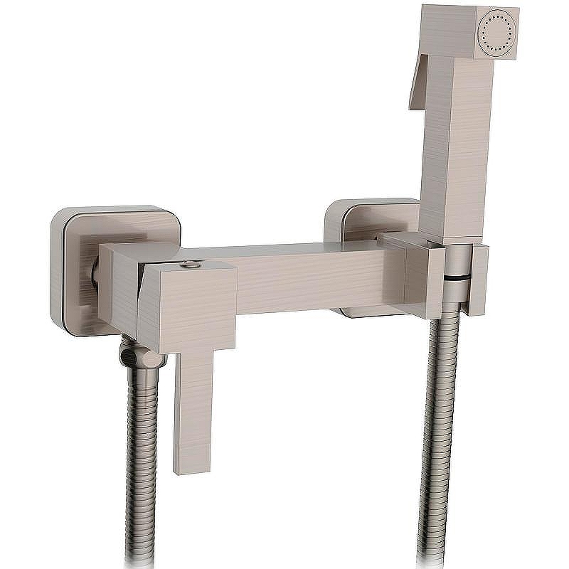 Гигиенический душ со смесителем CeramaLux (Керамалюкс) DBS/004, никель