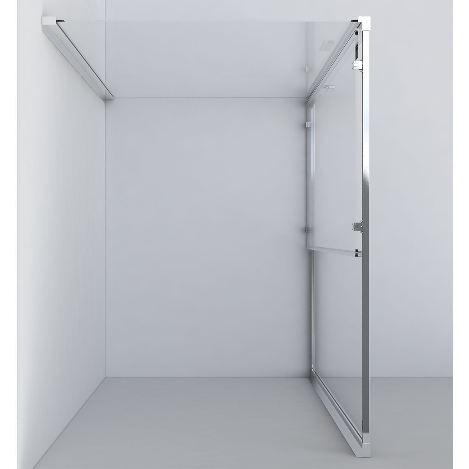 Душевой уголок Vincea (Винчея) Garda VSR-1G9013CLGM, 1300х900 мм (габариты площадки) вороненая сталь, стекло прозрачное