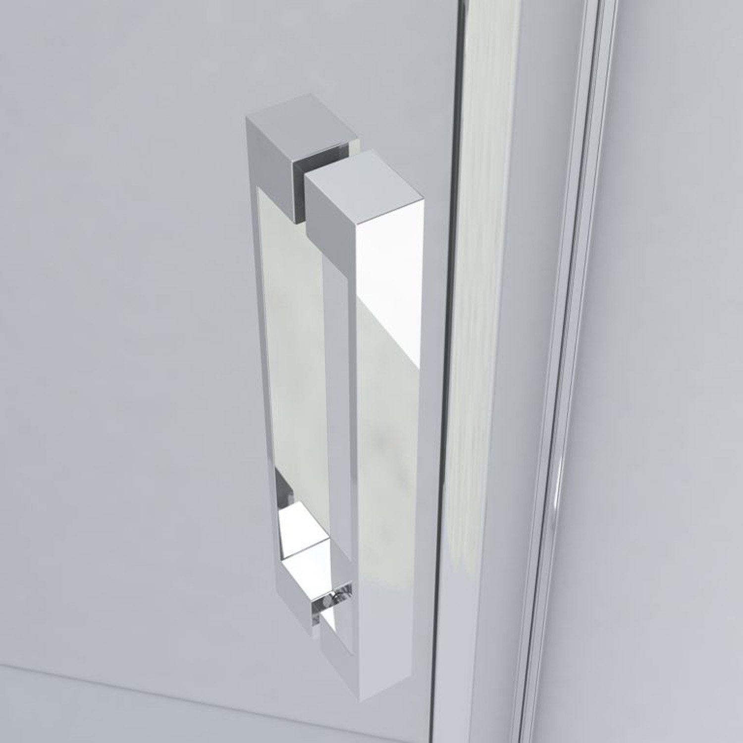 Душевой уголок Vincea (Винчея) Stresa VSP-1S100CLGM, 1000х1000 мм (габариты площадки) вороненая сталь, стекло прозрачное