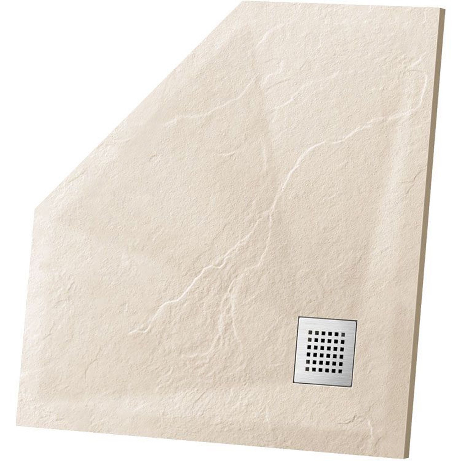 Поддон для душа из искусственного камня Vincea (Винчея) VST-4SP9090C, 900х900х25, бежевый