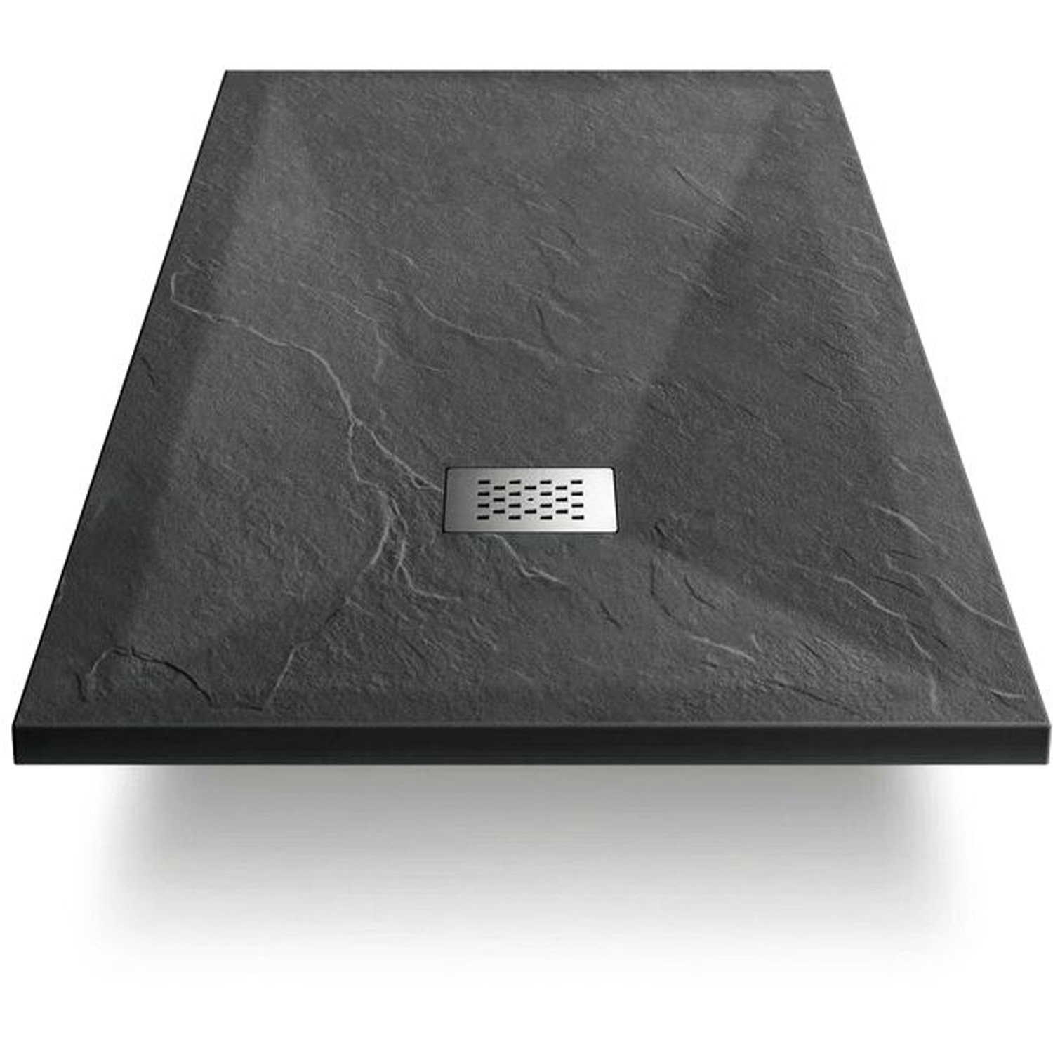 Поддон для душа Vincea (Винчея) из искусственного камня VST-4SR1010A, 1000х1000х25, антрацит