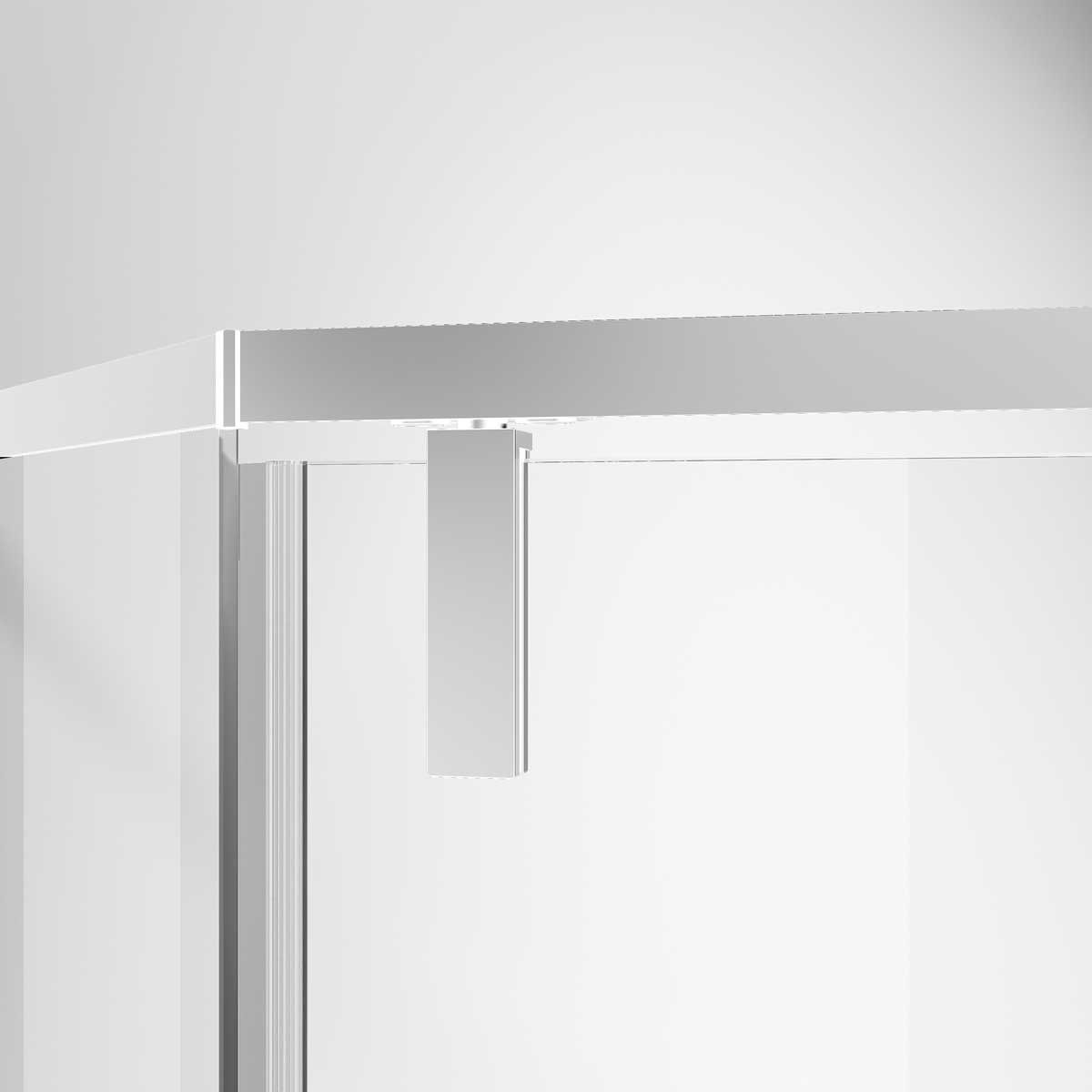 Душевой уголок Vincea (Винчея) Slim-N, 900х900 мм (габариты площадки) , хром, стекло прозрачное VSP-4SN900CL