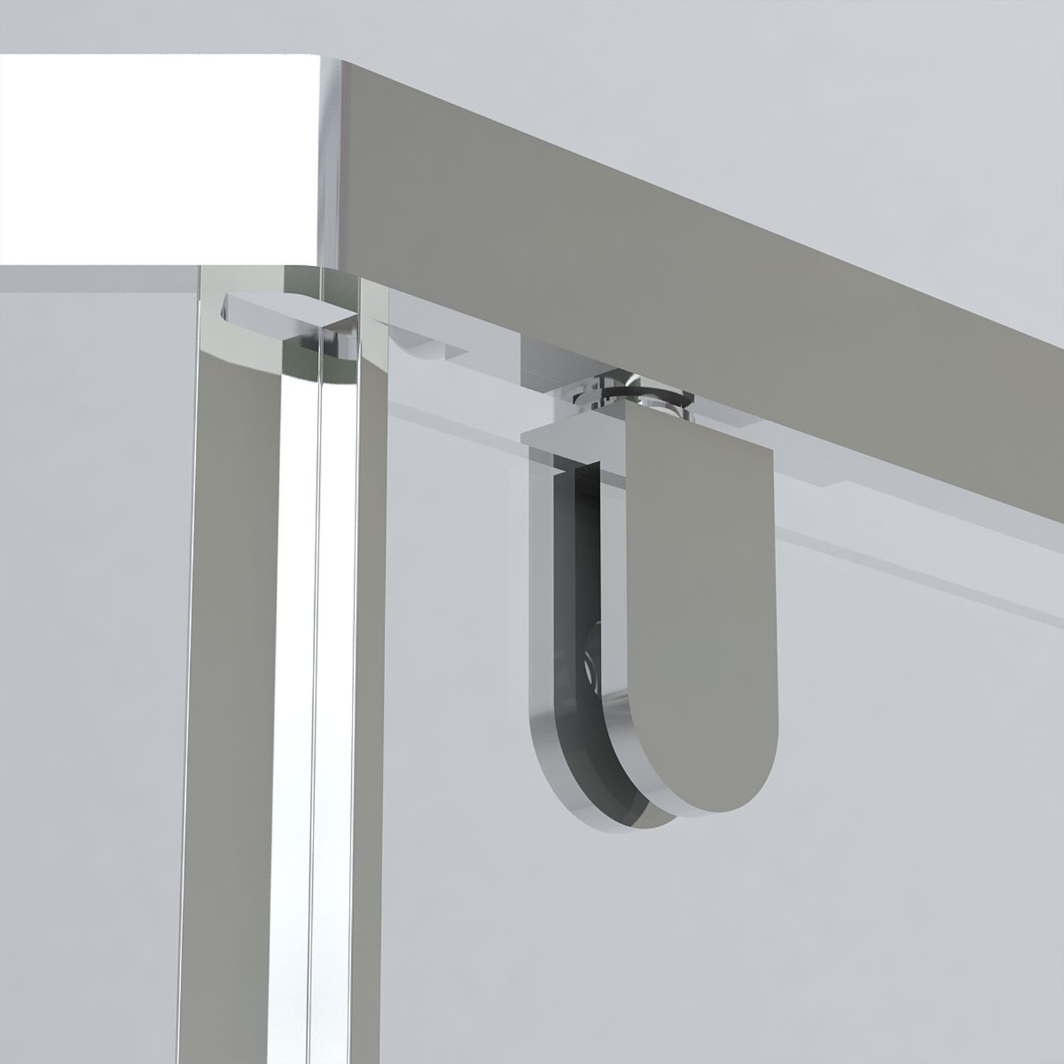 Душевой уголок Vincea (Винчея) Stresa VSP-1S900CLB, 900х900 мм (габариты площадки) черный, стекло прозрачное