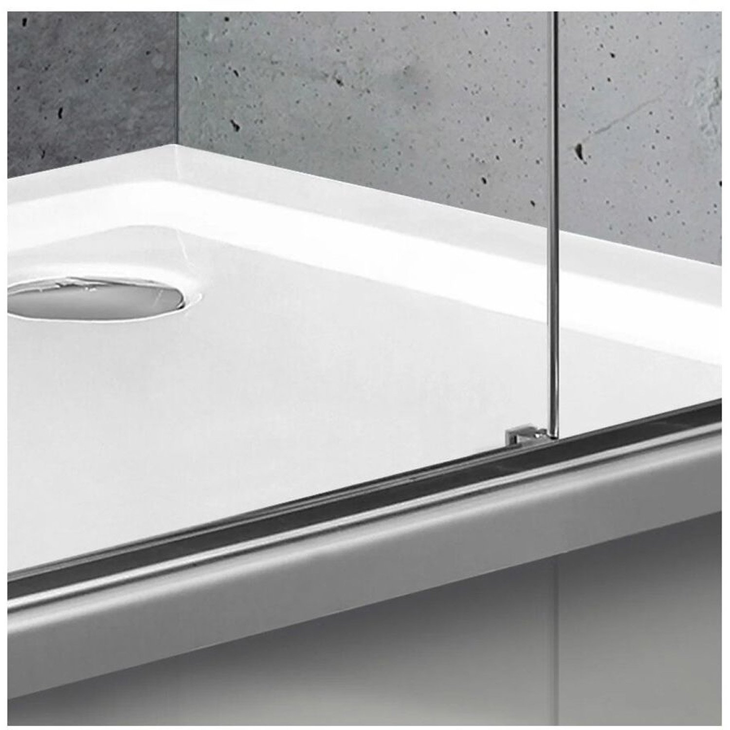 Душевой уголок Vincea (Винчея) Slim VSS-2SL900CL, 900х900 мм (габариты площадки) хром, стекло прозрачное