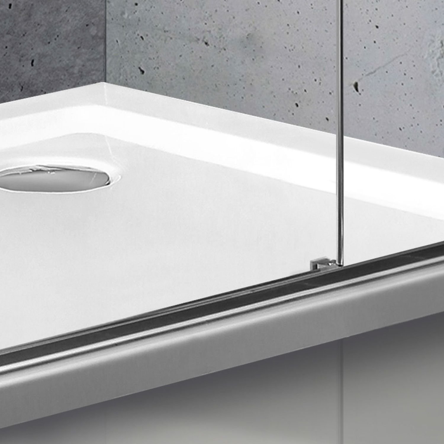 Душевой уголок Vincea (Винчея) Slim VSR-2SL9012CL-R, 1200х900 мм (габариты площадки) хром, стекло прозрачное, правый