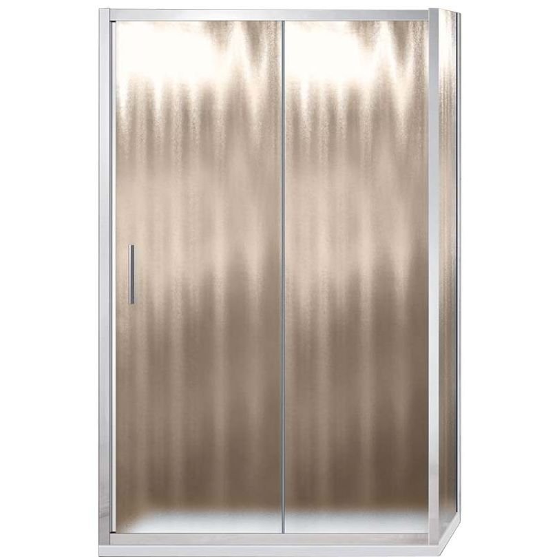 Душевой уголок Vincea (Винчея) Garda VSR-1G1016CH, 1600х1000 мм (габариты площадки) хром, стекло шиншилла