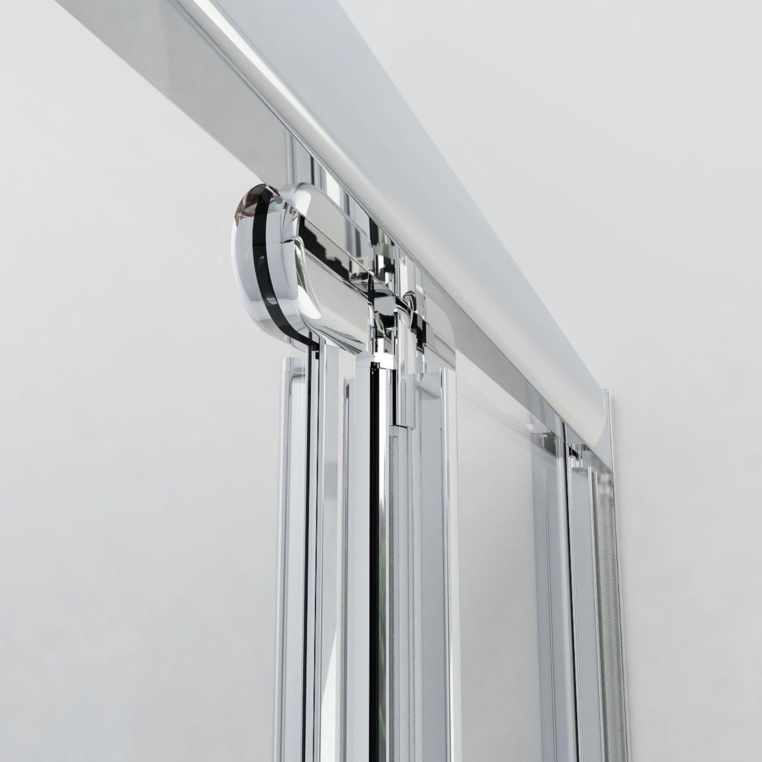 Душевой уголок Vincea (Винчея) Garda VSR-1G8090CL, 900х800 мм (габариты площадки) хром, стекло прозрачное