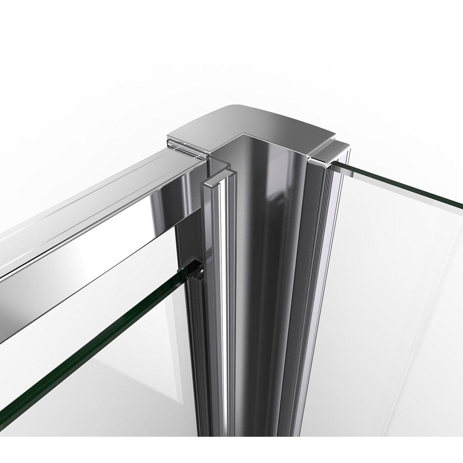 Душевой уголок Vincea (Винчея) Intra VSR-1I901080CH, 900/1000х800 мм (габариты площадки) хром, стекло шиншилла