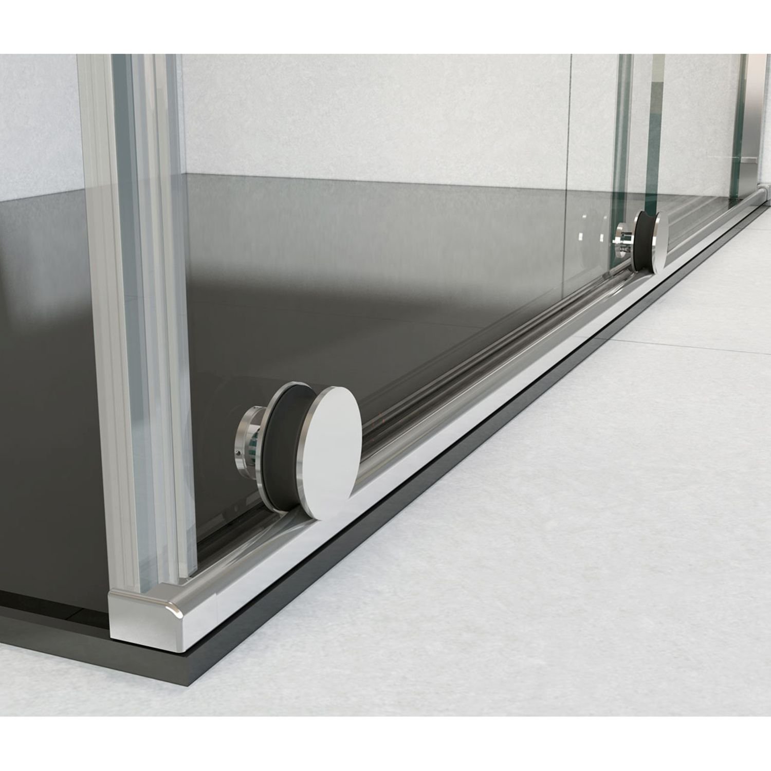 Душевой уголок Vincea (Винчея) Arno VSR-1A1013CL, 1300х1000 мм (габариты площадки) хром, стекло прозрачное