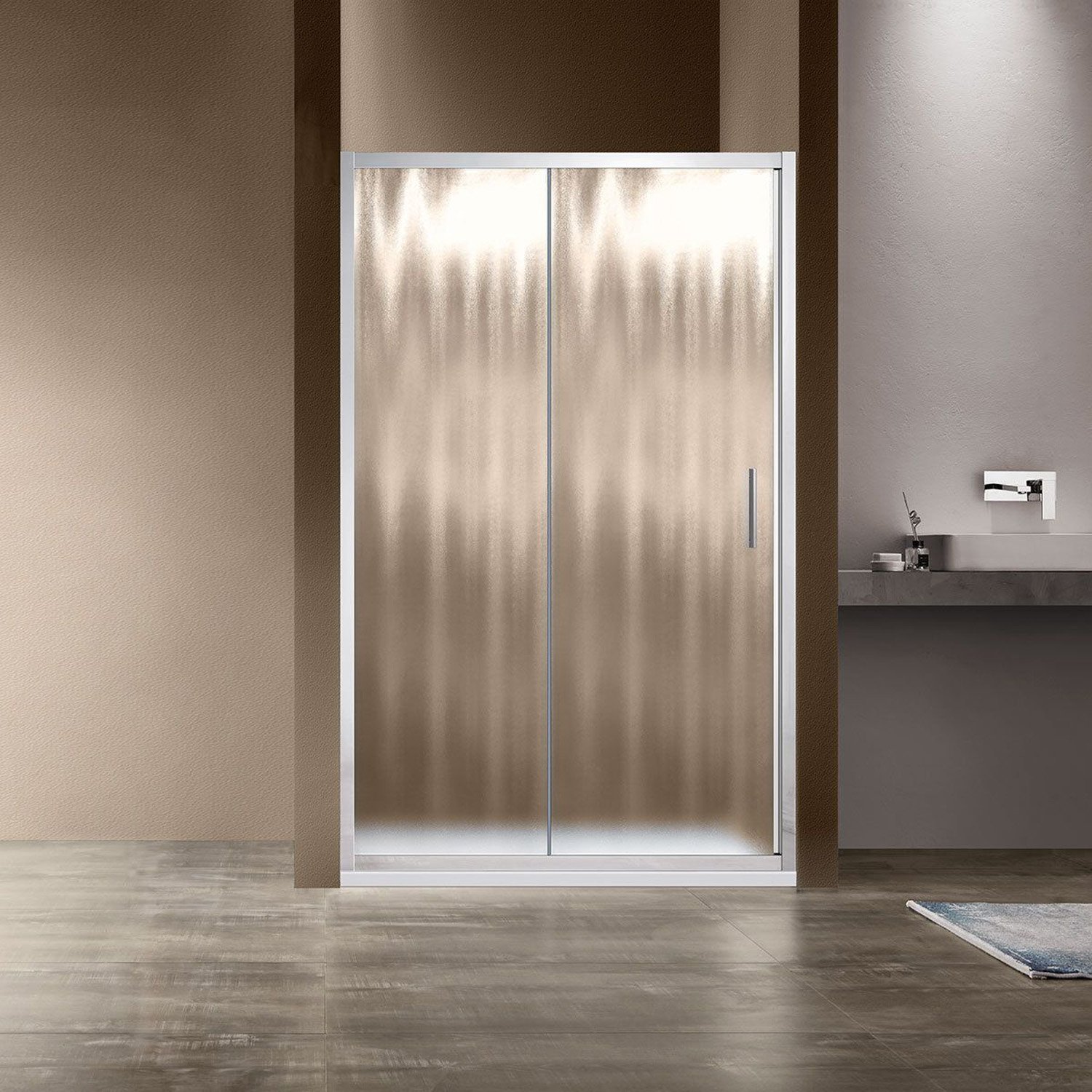 Душевая дверь Vincea (Винчея) Garda VDS-1G135CH 1350х1900 хром стекло шиншилла