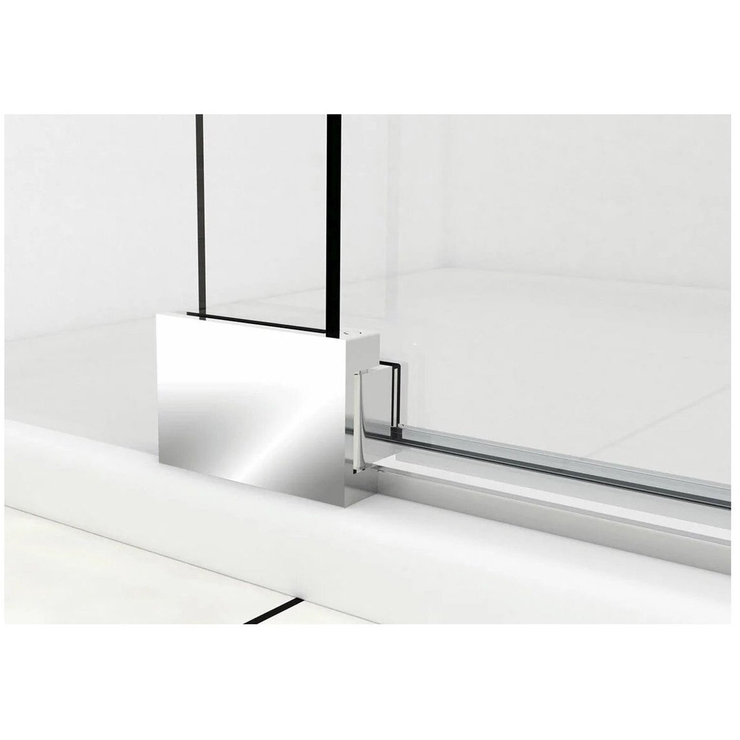 Душевая дверь Vincea (Винчея) Extra VDP-1E1112CL, 1100/1200, хром, стекло прозрачное