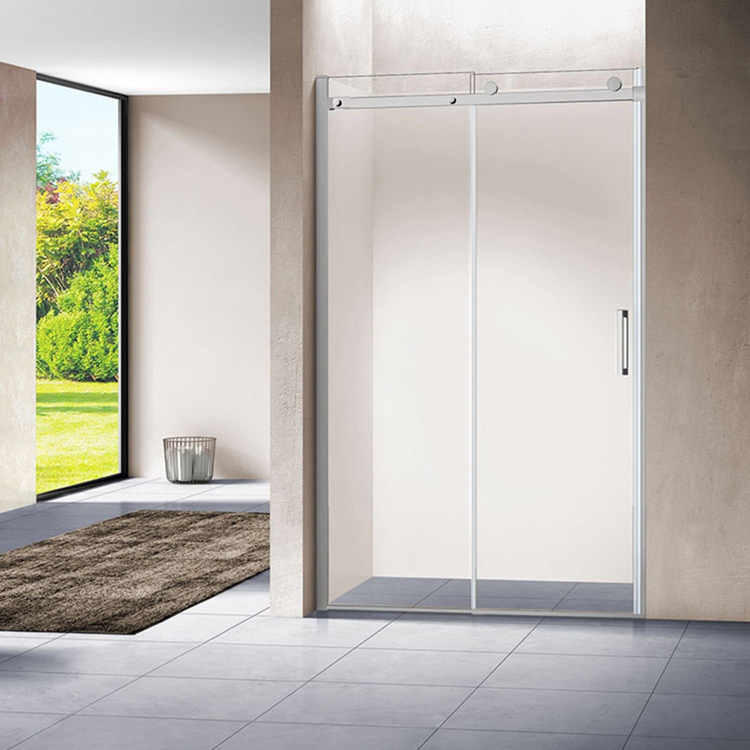 Душевая дверь Vincea (Винчея) Como VPS-1C130CL, 1300, хром, стекло прозрачное