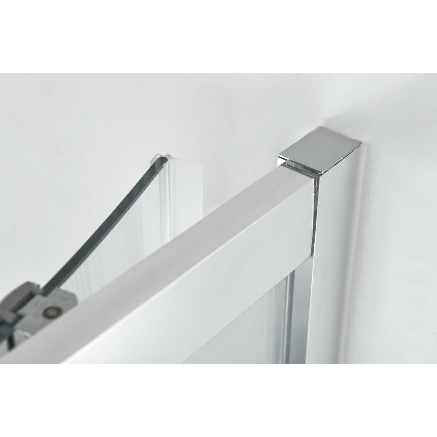 Душевой уголок Vincea (Винчея) Alhpa 800х800 мм (габариты площадки) хром стекло прозрачное VSQ-3AL800CL