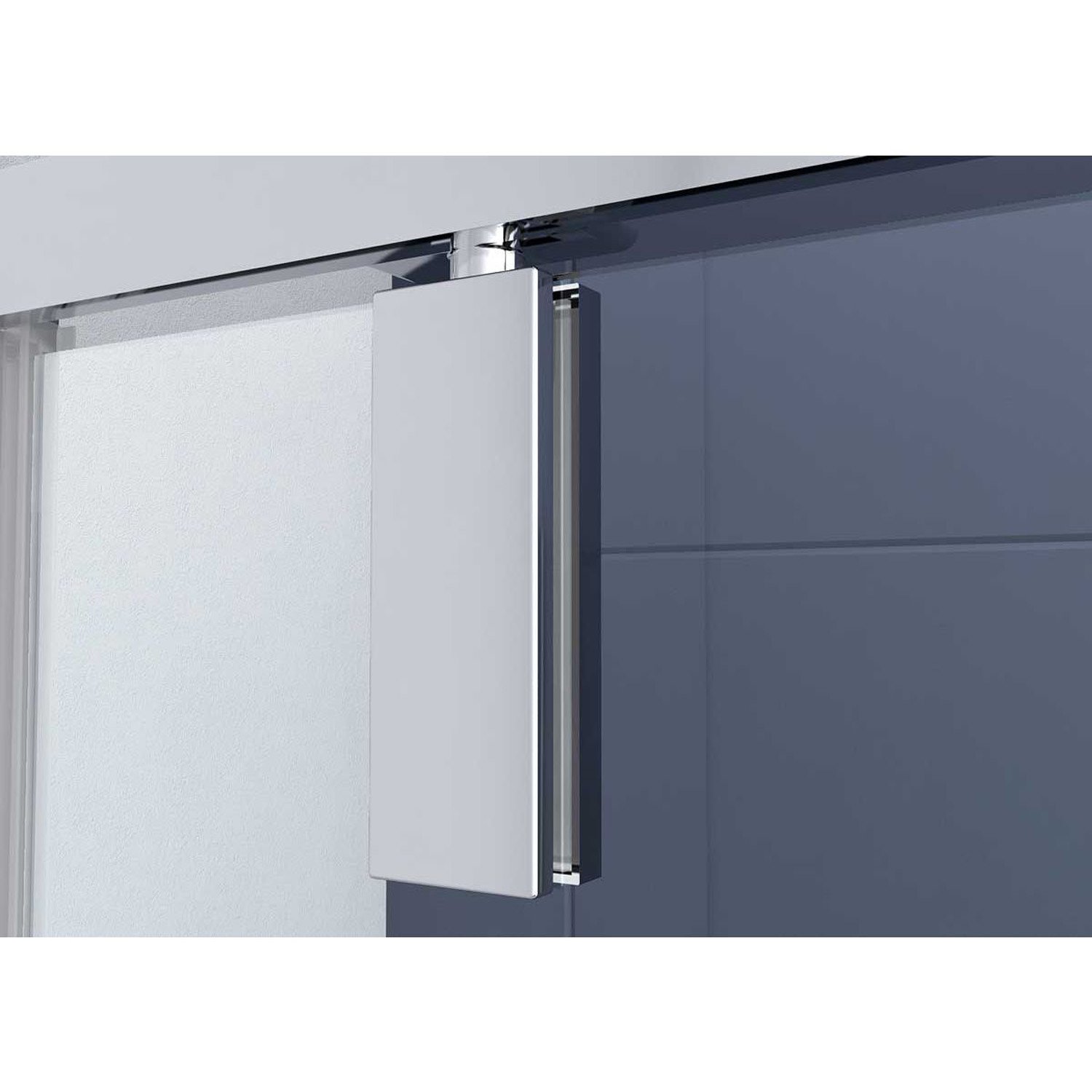 Душевой уголок Vincea (Винчея) Penta 1000х1000 мм (габариты площадки) черный стекло прозрачное VSP-3P100CLB