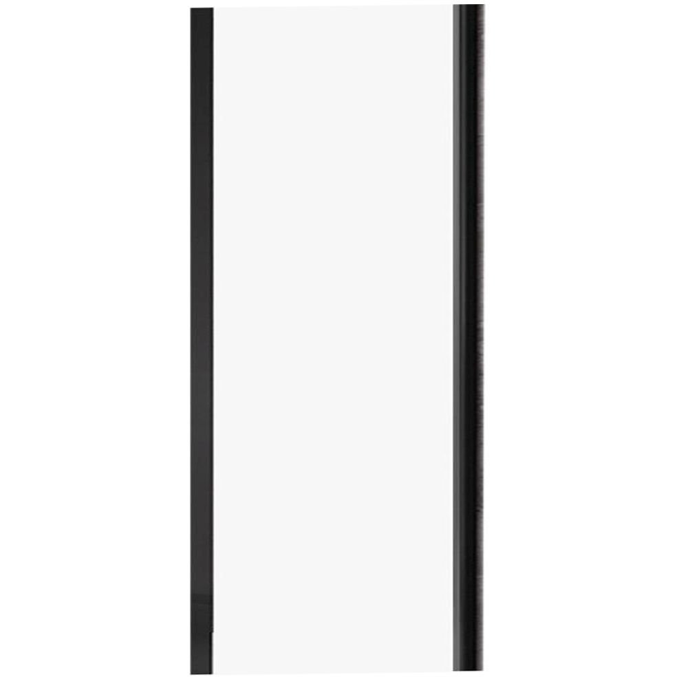 Боковая стенка Vincea (Винчея) Lugano VSG-1L900CLB 90х195 черный стекло прозрачное