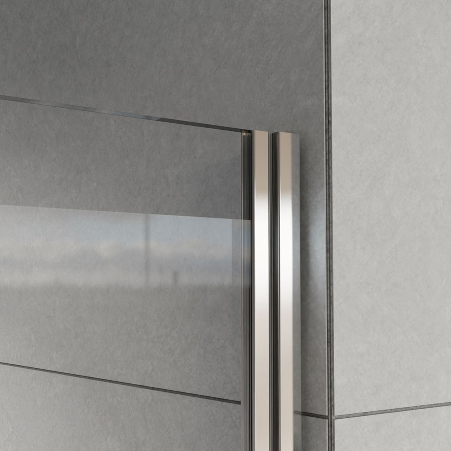 Душевая дверь Vincea (Винчея) Flex VDP-1F900CL, 900, хром, стекло прозрачное