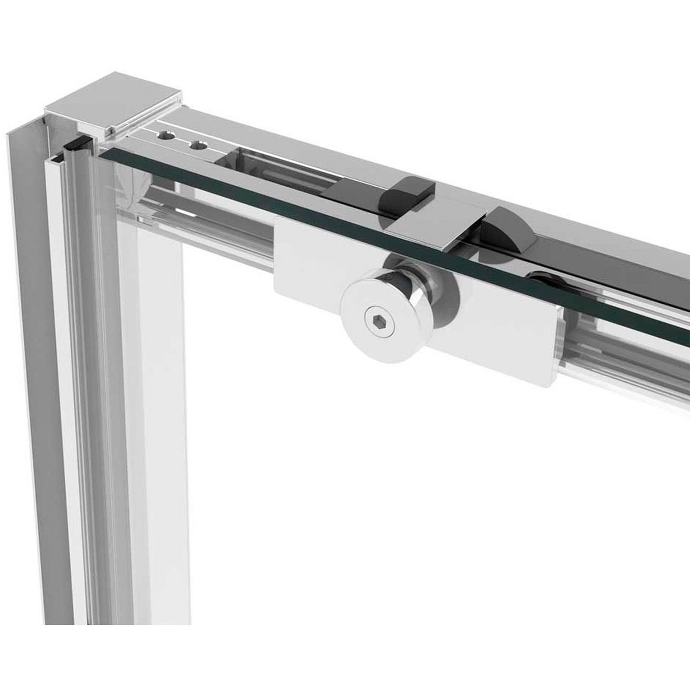 Душевая дверь Vincea (Винчея) Slim Soft VDS-1SS120CL 120х200 стекло прозрачное