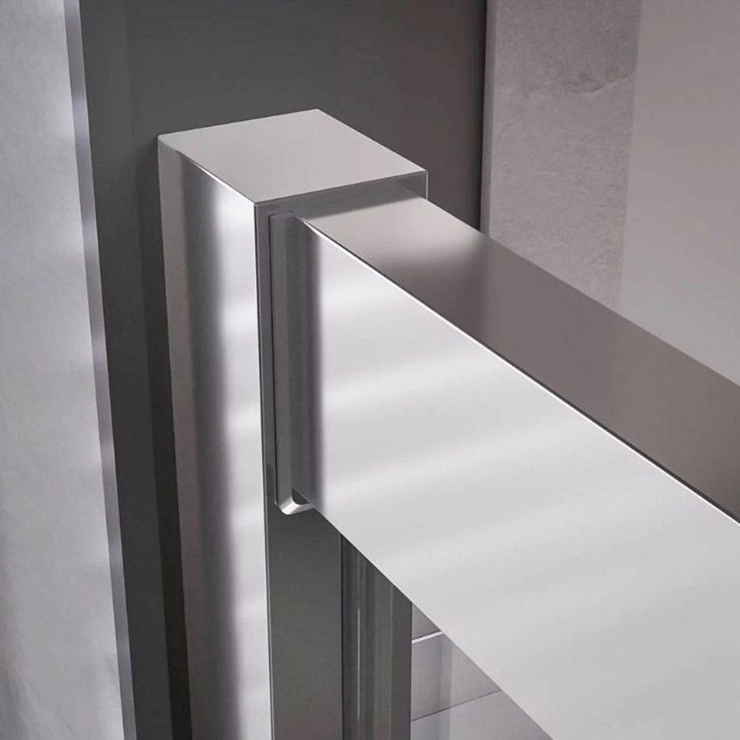 1/2 Душевого угла Veconi (Векони) Premium Trento PTC-20CH PTC20-CH-90-01-C4 900х2000 мм хром стекло прозрачное 8 мм