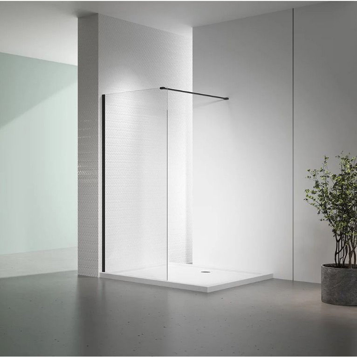 Душевая перегородка Veconi (Векони) Korato KR-72B KR72B-120-01-C7 1200х2000 мм Стекло прозрачное 8 мм