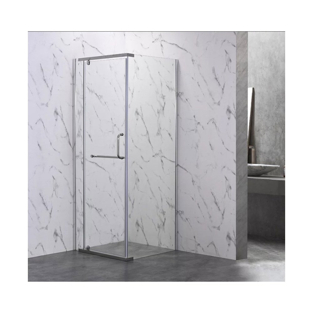 Душевой угол Veconi (Векони) Rovigo RV18-80-01-C5 Стекло прозрачное 6 мм, 800х2000х800 мм, хром