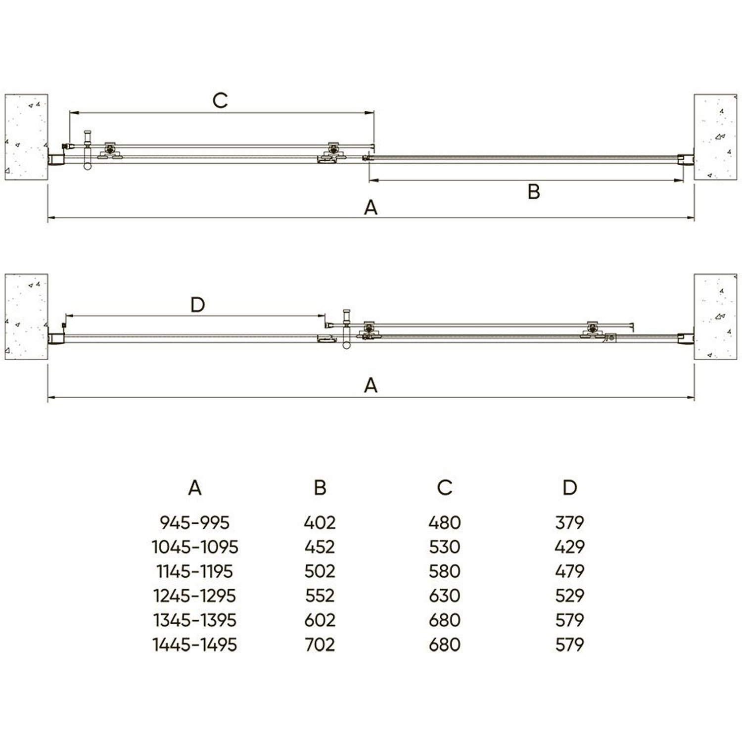 Душевая дверь Veconi (Векони) Vianno 100x190 см стекло прозрачное профиль хром механизм раздвижной (VN72-100-01-C4)