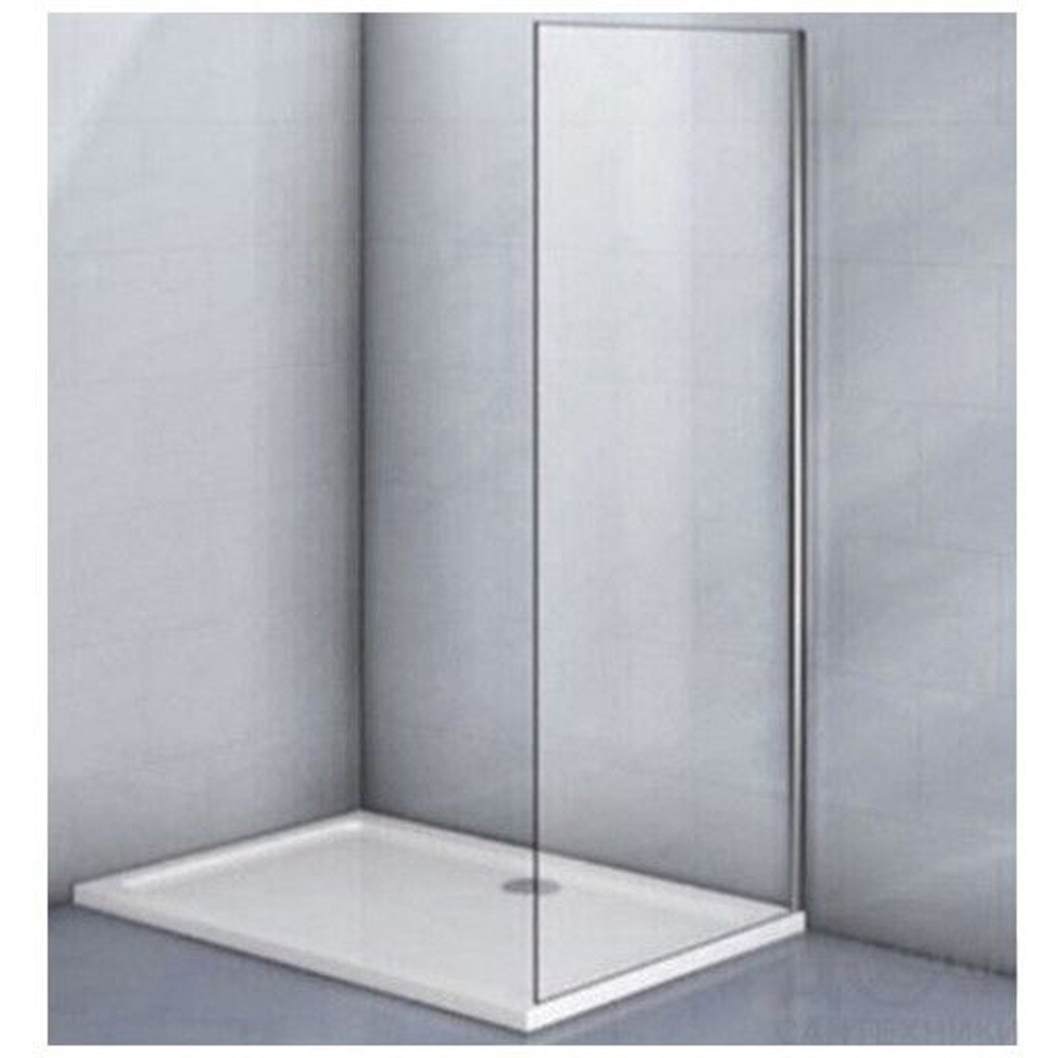 Душевая панель Veconi (Векони) Rovigo 90x195 см стекло прозрачное, хром (KP06-90-01-19C4)