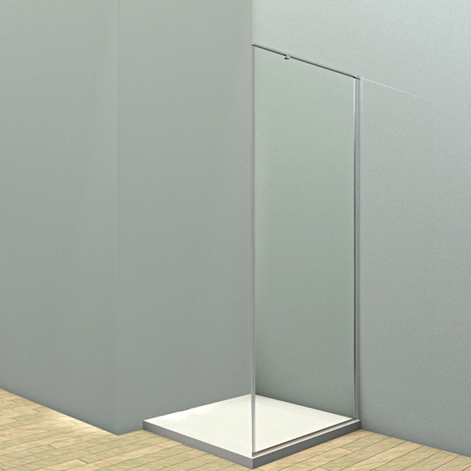 Душевая панель Veconi (Векони) KP07-90-01-C4 900х1950 мм профиль хром, стекло прозрачное