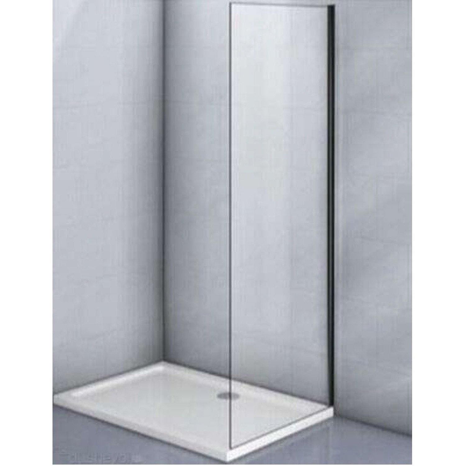 Душевая панель Veconi (Векони) KP11B-90-01-C4 900х1950 мм профиль черный, стекло прозрачное