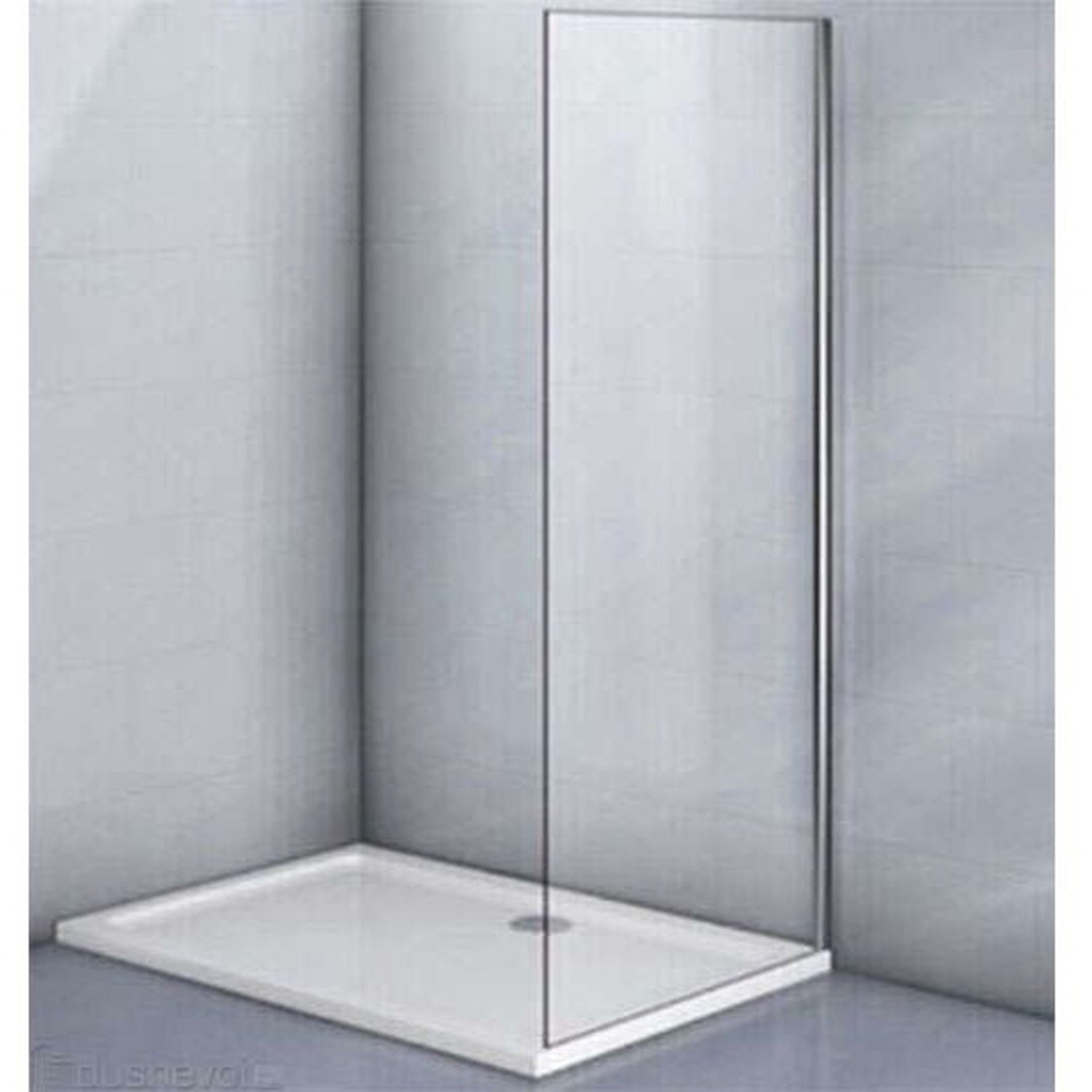 Душевая панель Veconi (Векони) KP12-80-01-C7 800х1950 мм профиль хром, стекло прозрачное