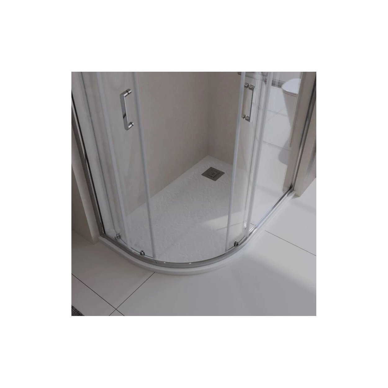 Поддон из искусственного мрамора BelBagno (Бельбагно) TRAY-MR-UNO-RH-120/90-550-35-W-R белый (1200х35х900)