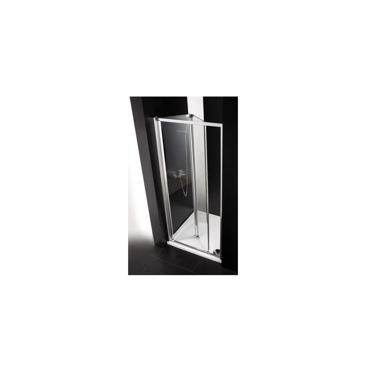 Душевая дверь Cezares (Цезарис) ANIMA-W-BS-90-P-Cr цвет профиля хром, стекло матовое 6 мм 90х195 см