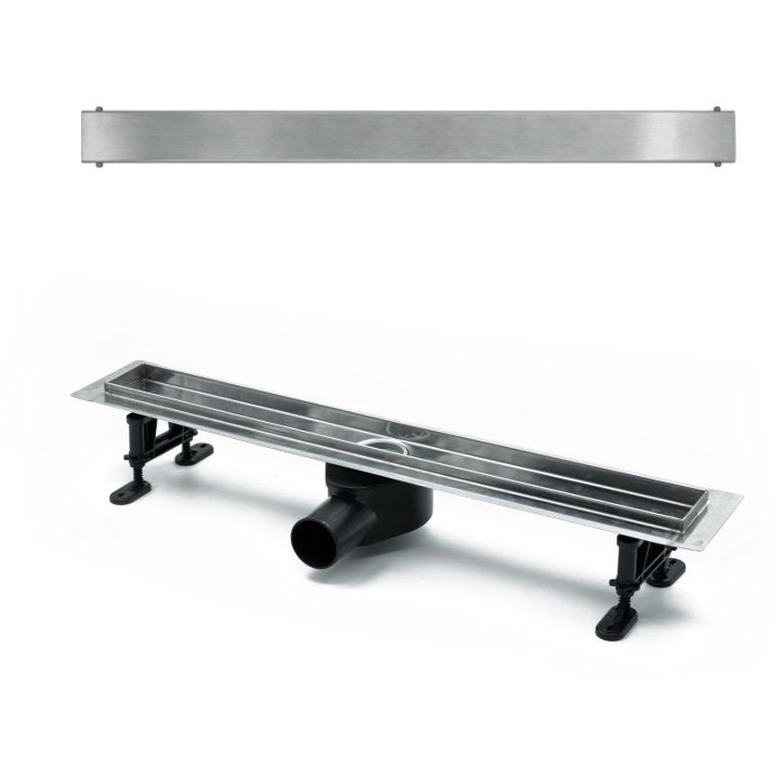 Душевой лоток Timo (Тимо) Drain Protect 900 DP20900-PG20900 с панелью PG20 под плитку, Сатин