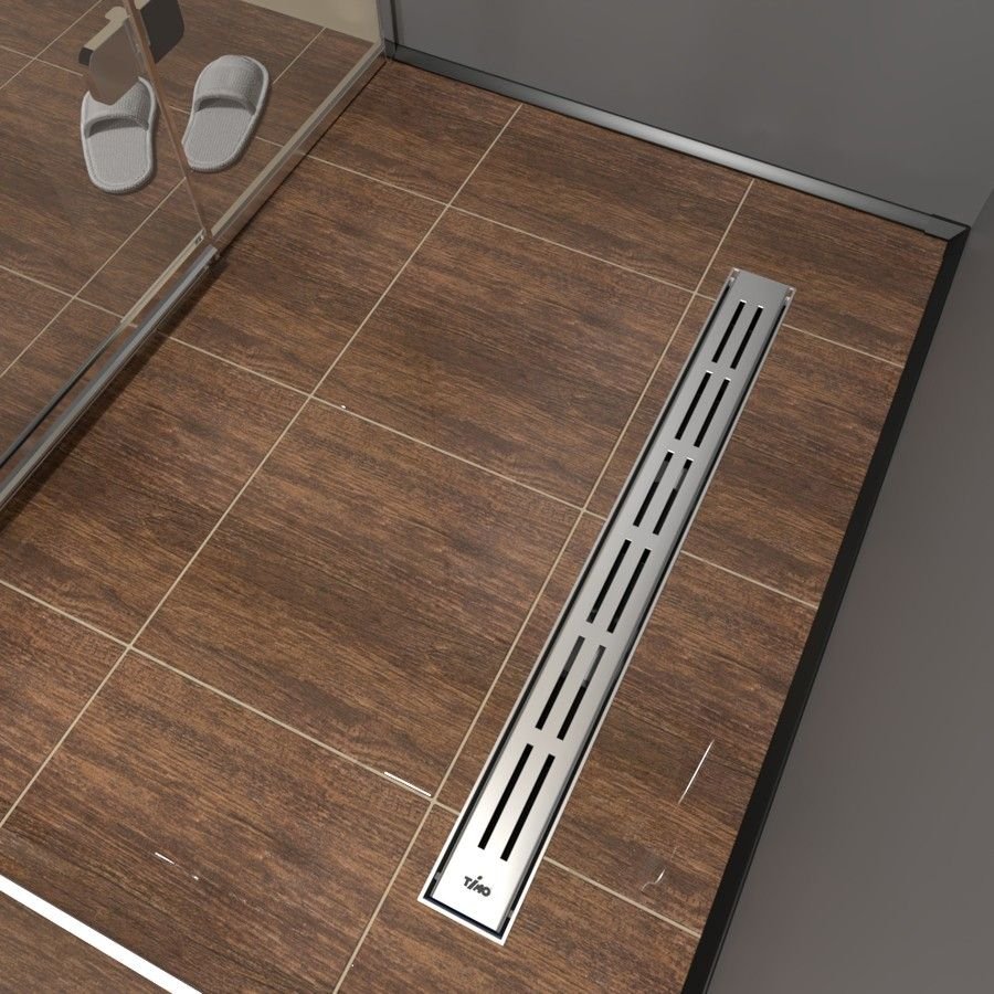 Душевой лоток Timo (Тимо) Super Plast 600 SP10600-DG10600 с порогами и вставкой DG10