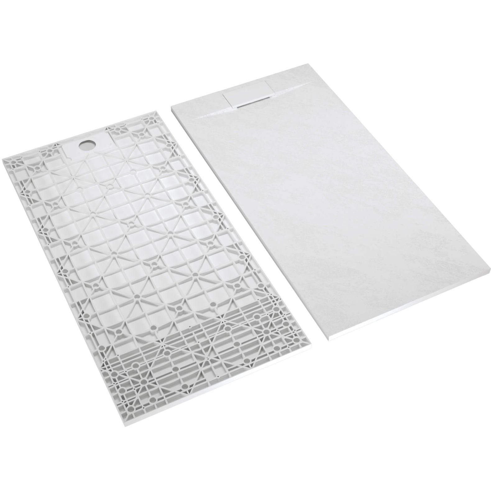 Душевой поддон RGW (РГВ) 90x170x26 см TUS-179W белый цвет, прямоугольный 90 мм (d слива) (553702917-01)