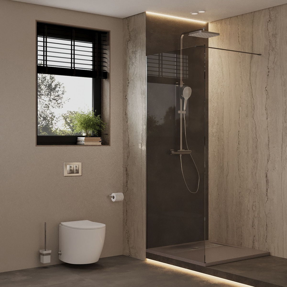 Душевой поддон Allen Brau Infinity 120х90 см 8.21003-AM, антрацит