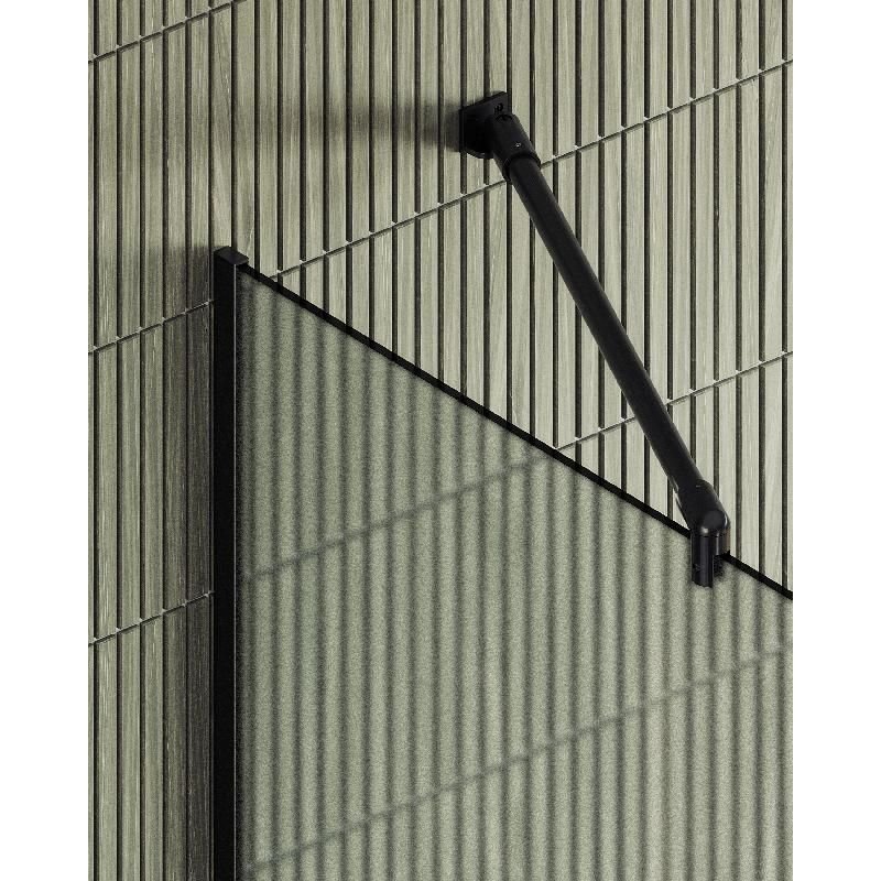 Душевая перегородка Maybahglass (Майбахгласс) в узком профиле 1950х890 мм, Стекло 8 мм Сатин MGD-690-6у