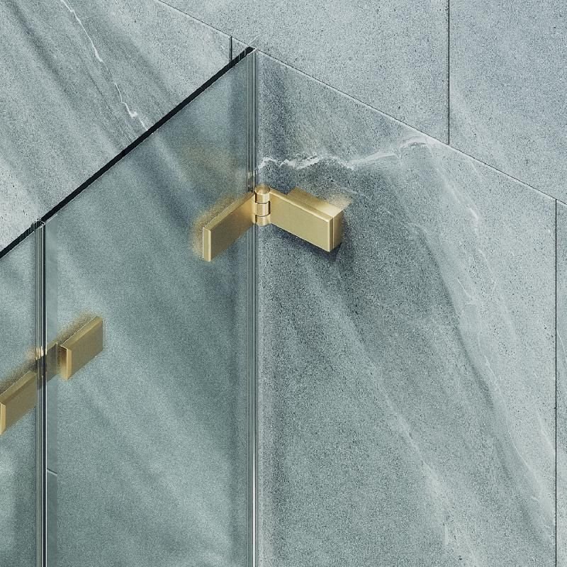 Шторка для ванны Maybahglass (Майбахгласс) складная 4 секции 1400х980 мм, Стекло 6 мм Сатин MGV-587-3