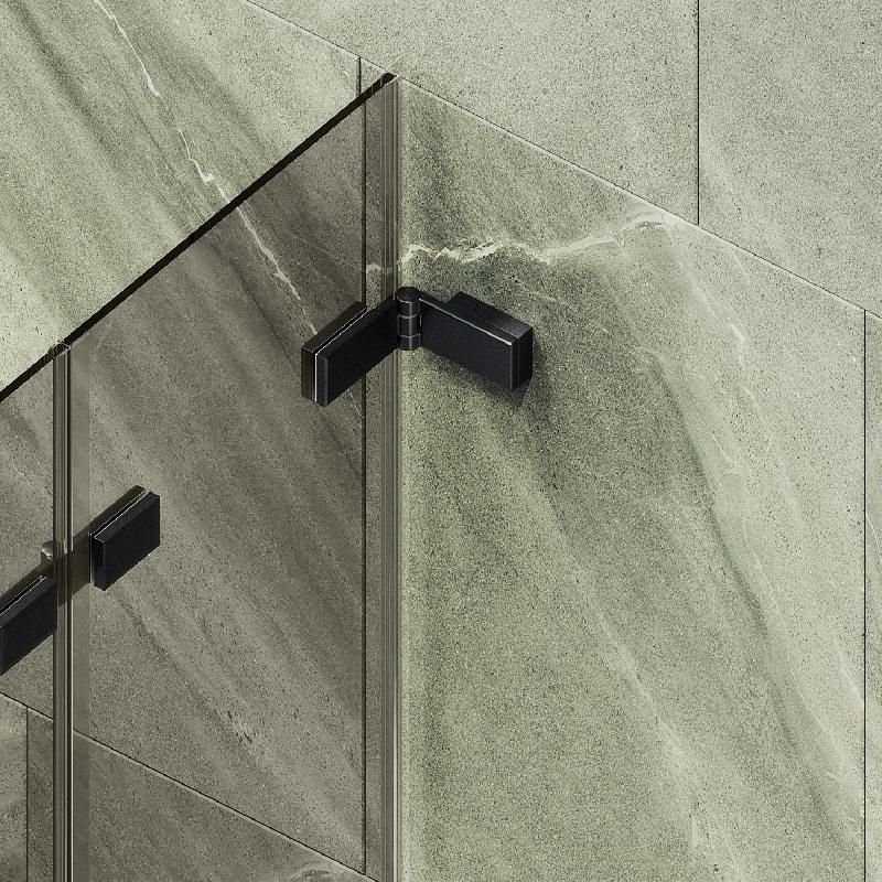 Шторка для ванны Maybahglass (Майбахгласс) складная 4 секции 1400х980 мм, Стекло 6 мм Бронза MGV-585-6