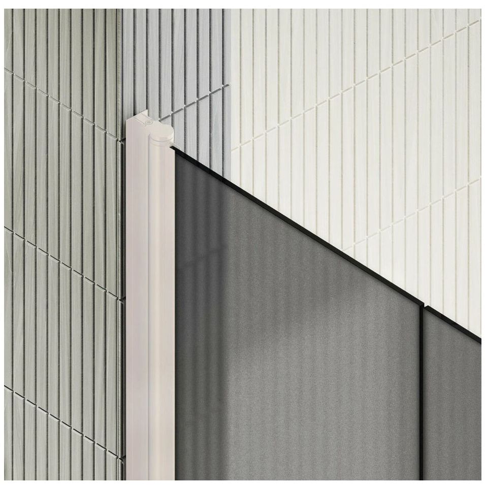 Душевая дверь двустворчатая на монопетлях Maybahglass (Майбахгласс) 1980х1200 мм, стекло 6 мм Графит матовый MGD-429-1