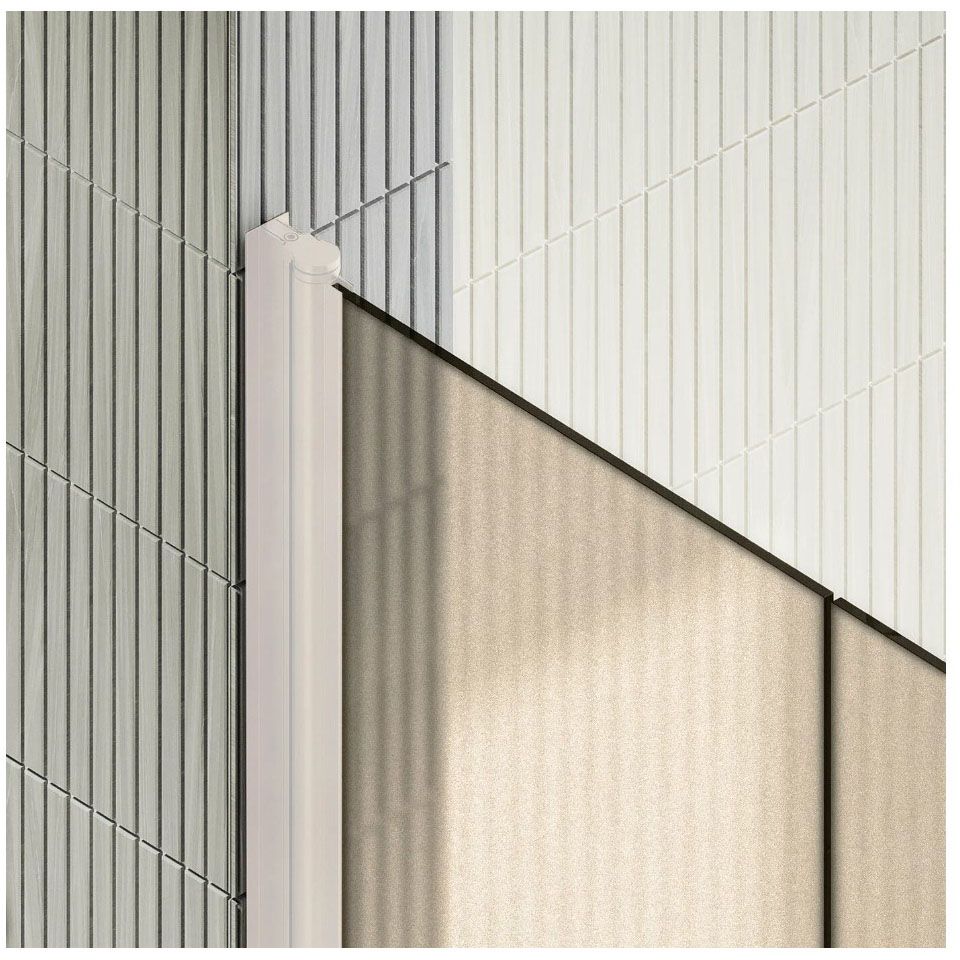 Душевая дверь двустворчатая на монопетлях Maybahglass (Майбахгласс) 1980х800 мм, стекло 6 мм Бронза матовая MGD-433-1