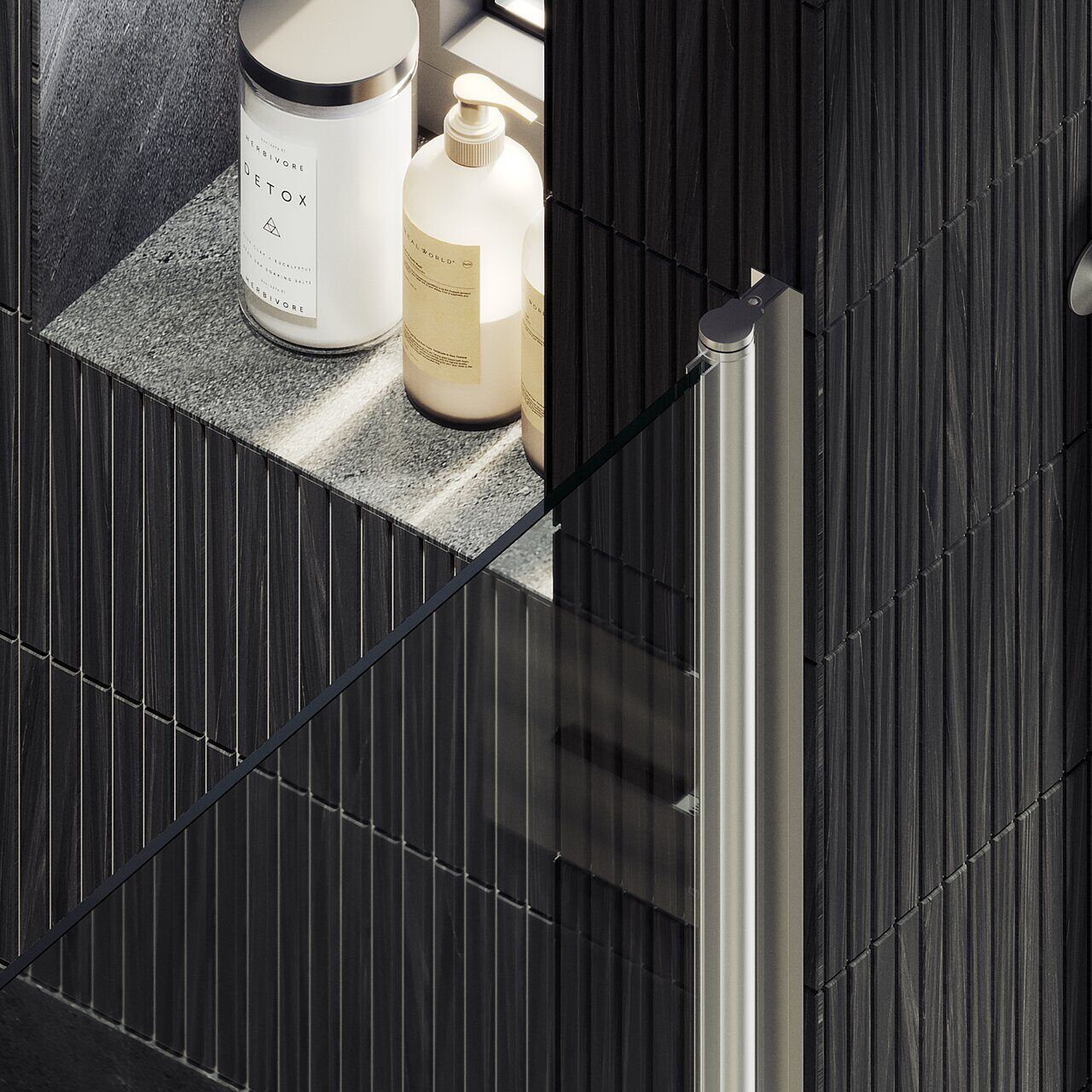 Душевая дверь на монопетле Maybahglass (Майбахгласс) 1980х600 мм, стекло 6 мм Бесцветное MGD-797-5