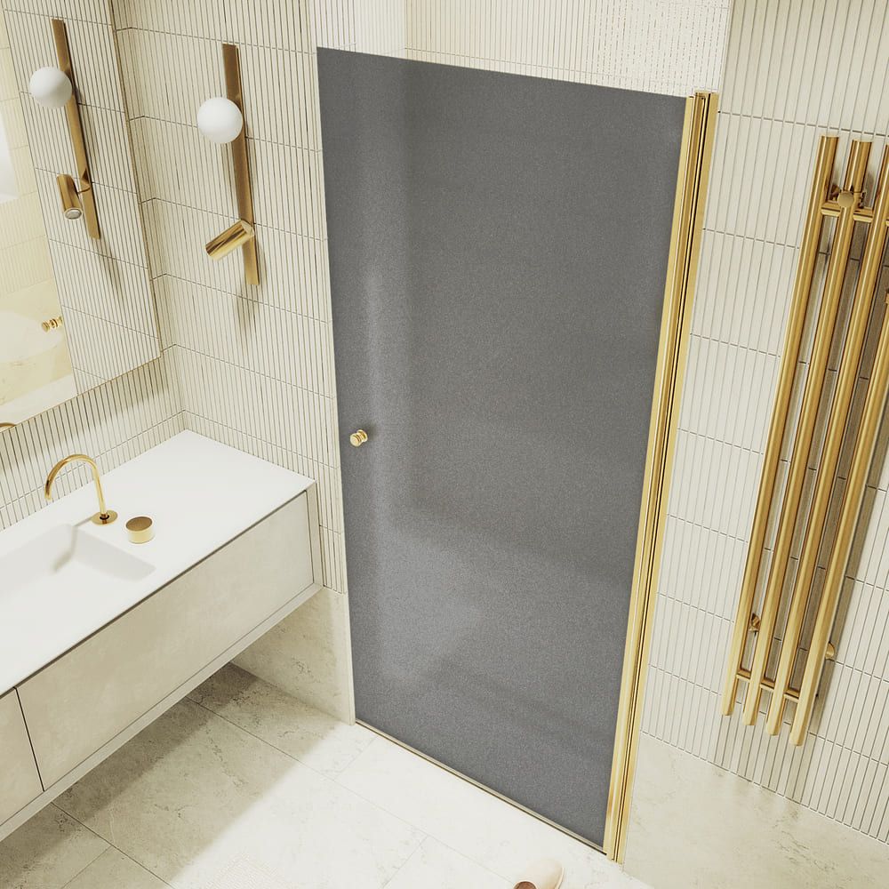 Душевая дверь на монопетле Maybahglass (Майбахгласс) 1980х600 мм, стекло 6 мм Графит матовый MGD-801-3